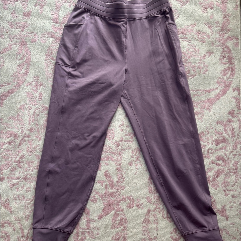 Fabletics Purple Track Pants Relaxed Fit Joggers
